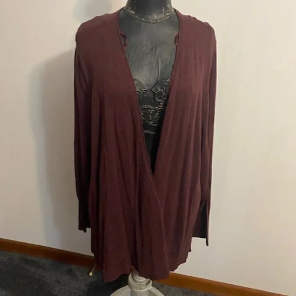 Lane Bryant  Knit wrap front open cardigan, size 22/24